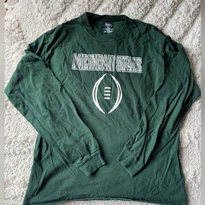 Michigan State College Football Playoff Long Sleeve Adult Large